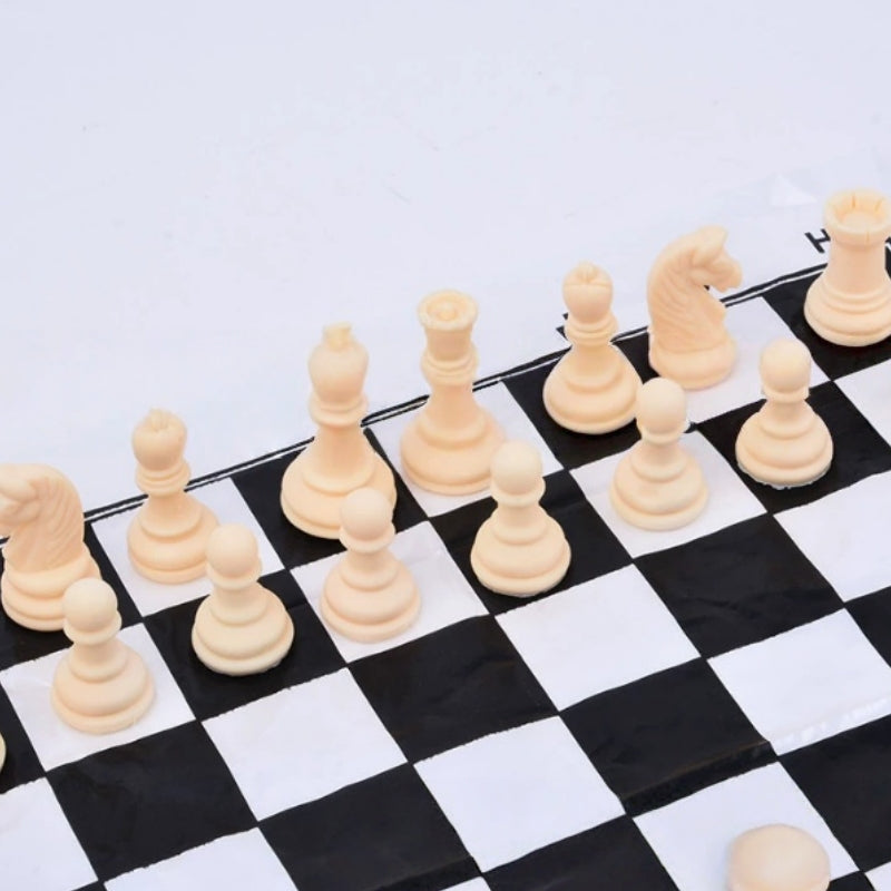 Large PVC Chess Set – Durable