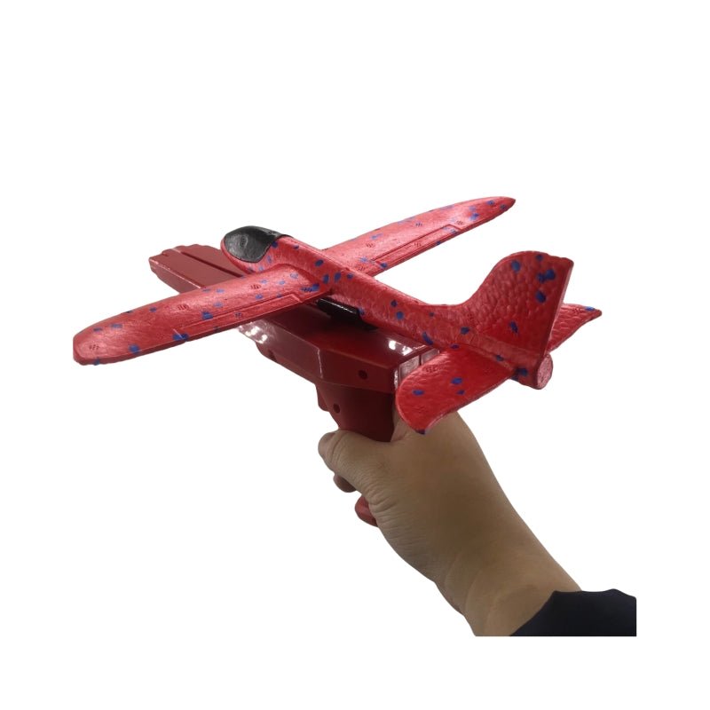2x Ejection Foam Plane Toy Outdoor Sport with Light Safe for Children