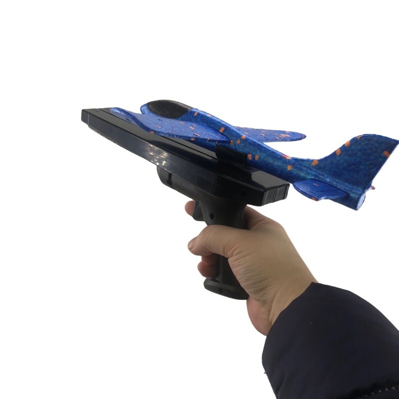 2x Ejection Foam Plane Toy Outdoor Sport with Light Safe for Children
