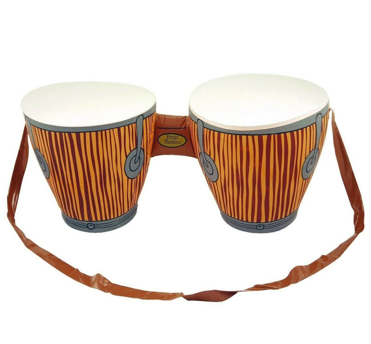 Inflatable Double Bongo Drums African Tropical Beach Party Fancy