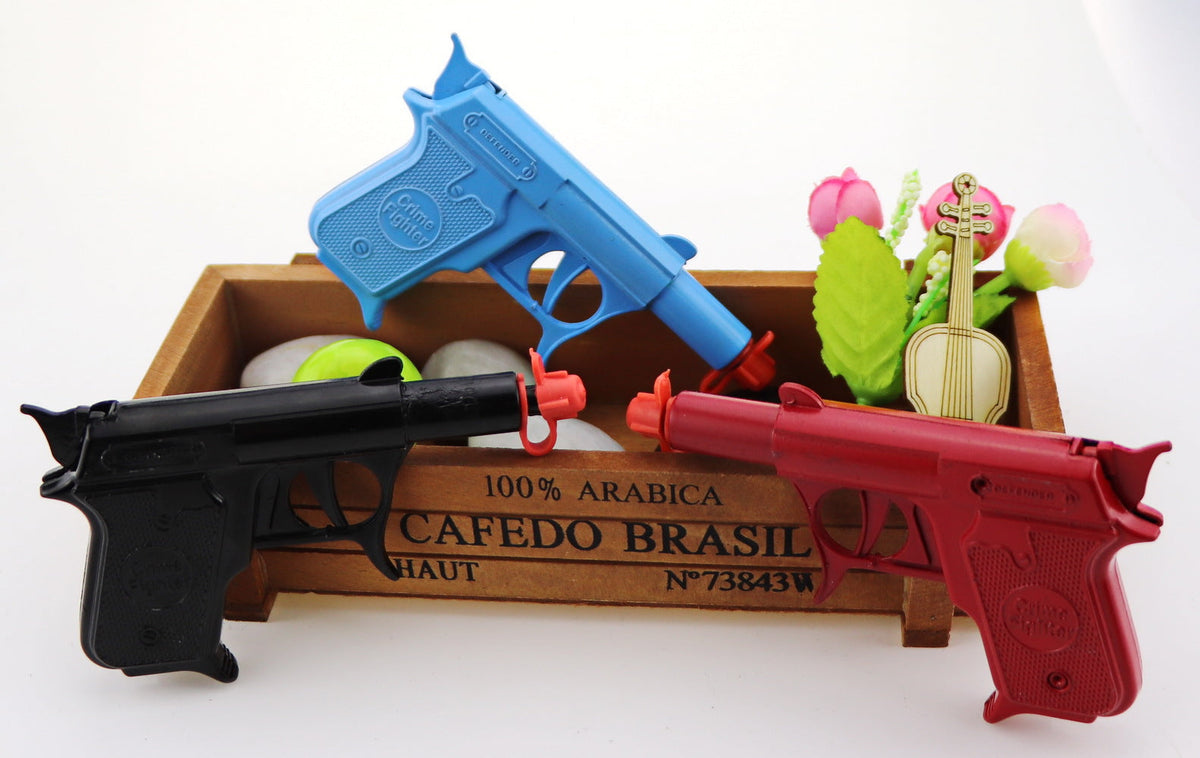2 PCs of Diecast metal spud gun pack red + black