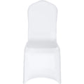 VEVOR Stretch Spandex Banquet Chair Covers, White, 50 Pack
