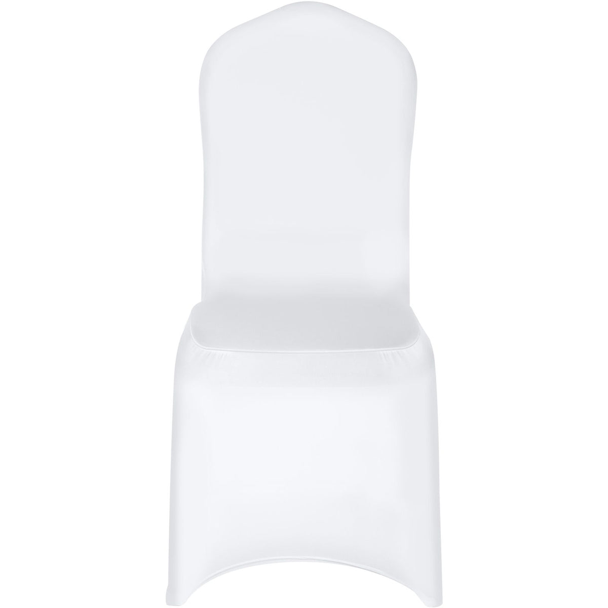 VEVOR Stretch Spandex Banquet Chair Covers, White, 50 Pack