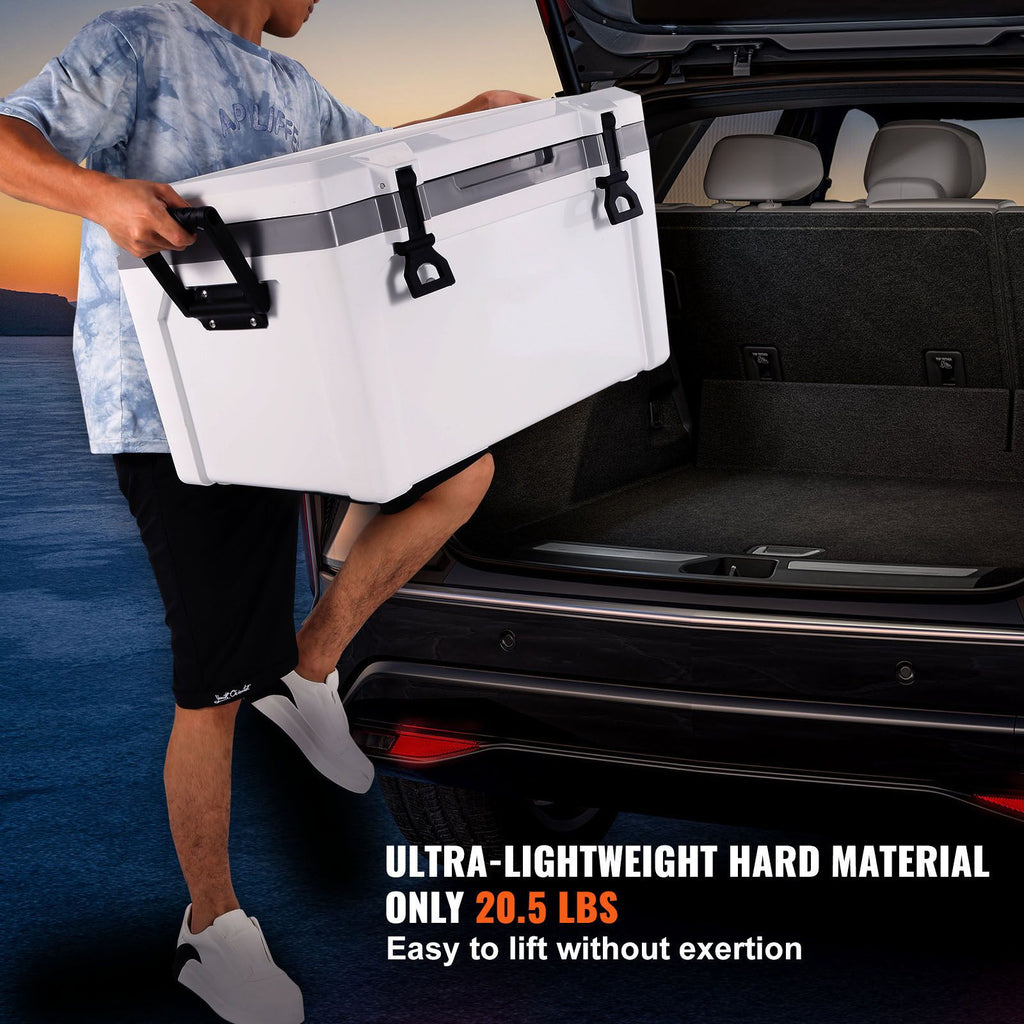VEVOR Hard Cooler Ice Chest, 49 L