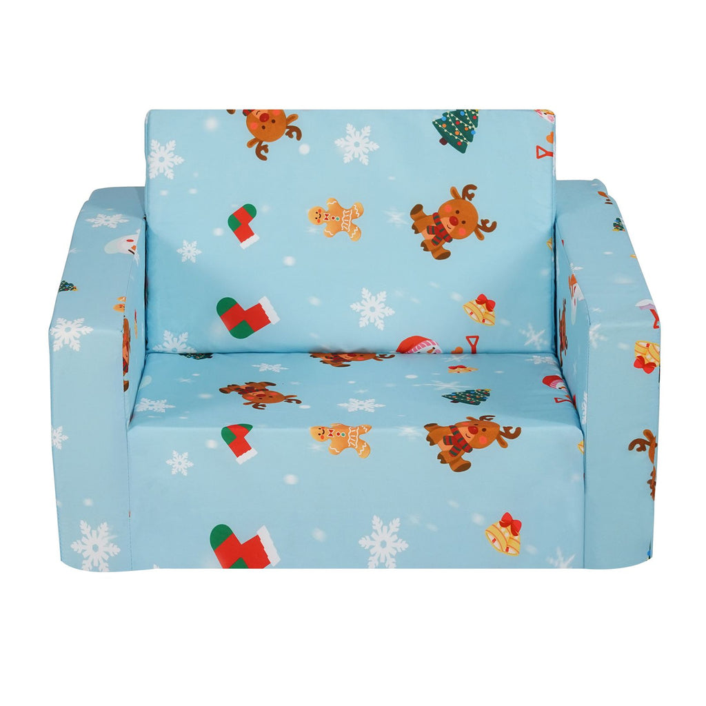 VEVOR Foldable 2-in-1 Kids Sofa and Lounger