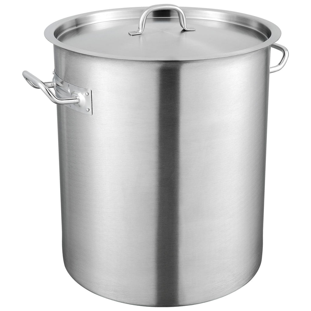 VEVOR Stainless Steel Stockpot with Lid, 42 Qt