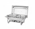11L Two-Compartment Stainless Steel Chafing Dish