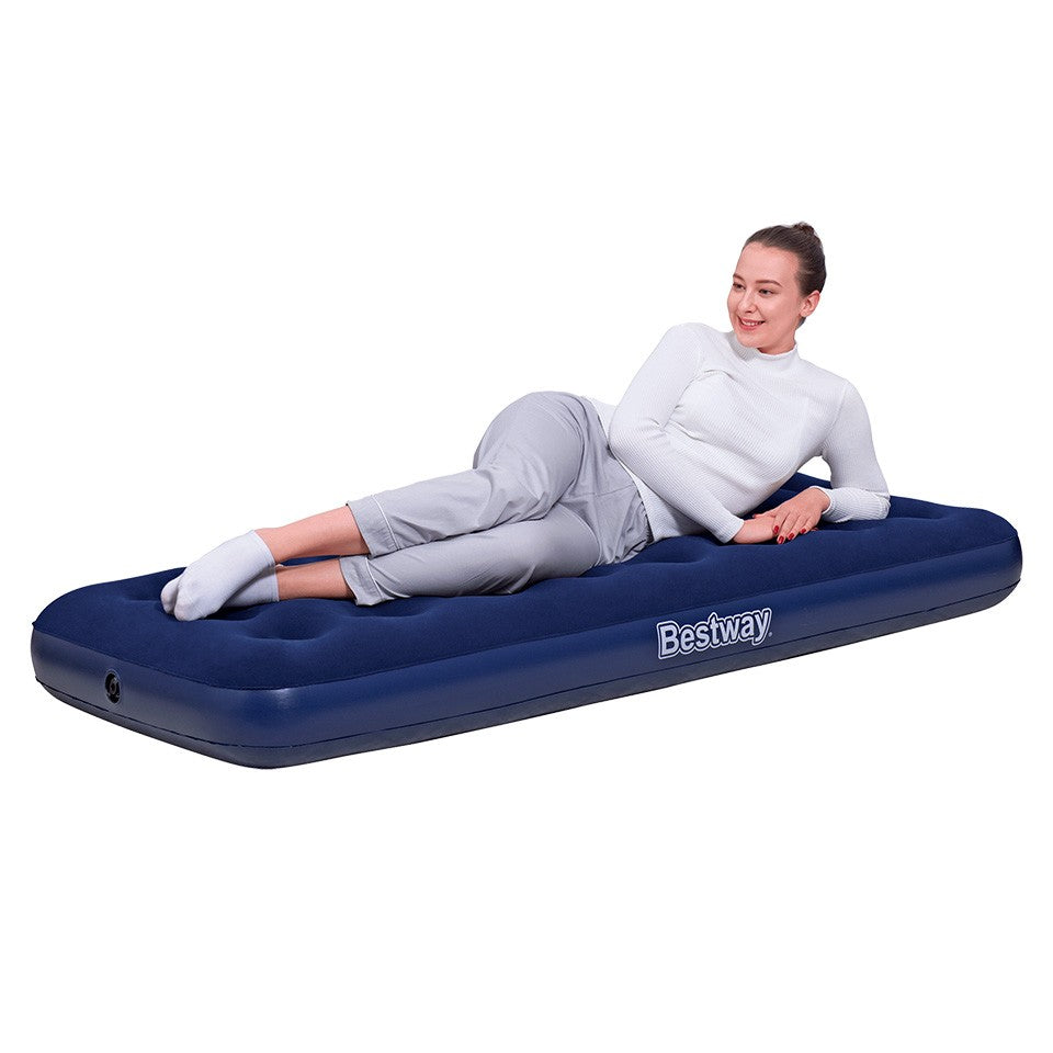 Bestway 1.85m x 76cm x 22cm Air Mattress Jr.Twin Indoor/Outdoor Heavy