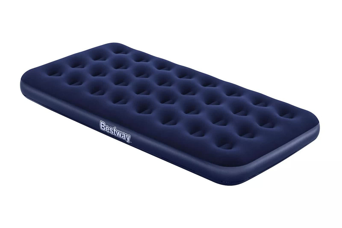Bestway 1.88m x 99cm x 22cm Air Mattress Twin Indoor/Outdoor Heavy