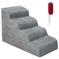 Non-Slip 4 Tiers Dog Ramp/Step/Stair Foam Dog Steps