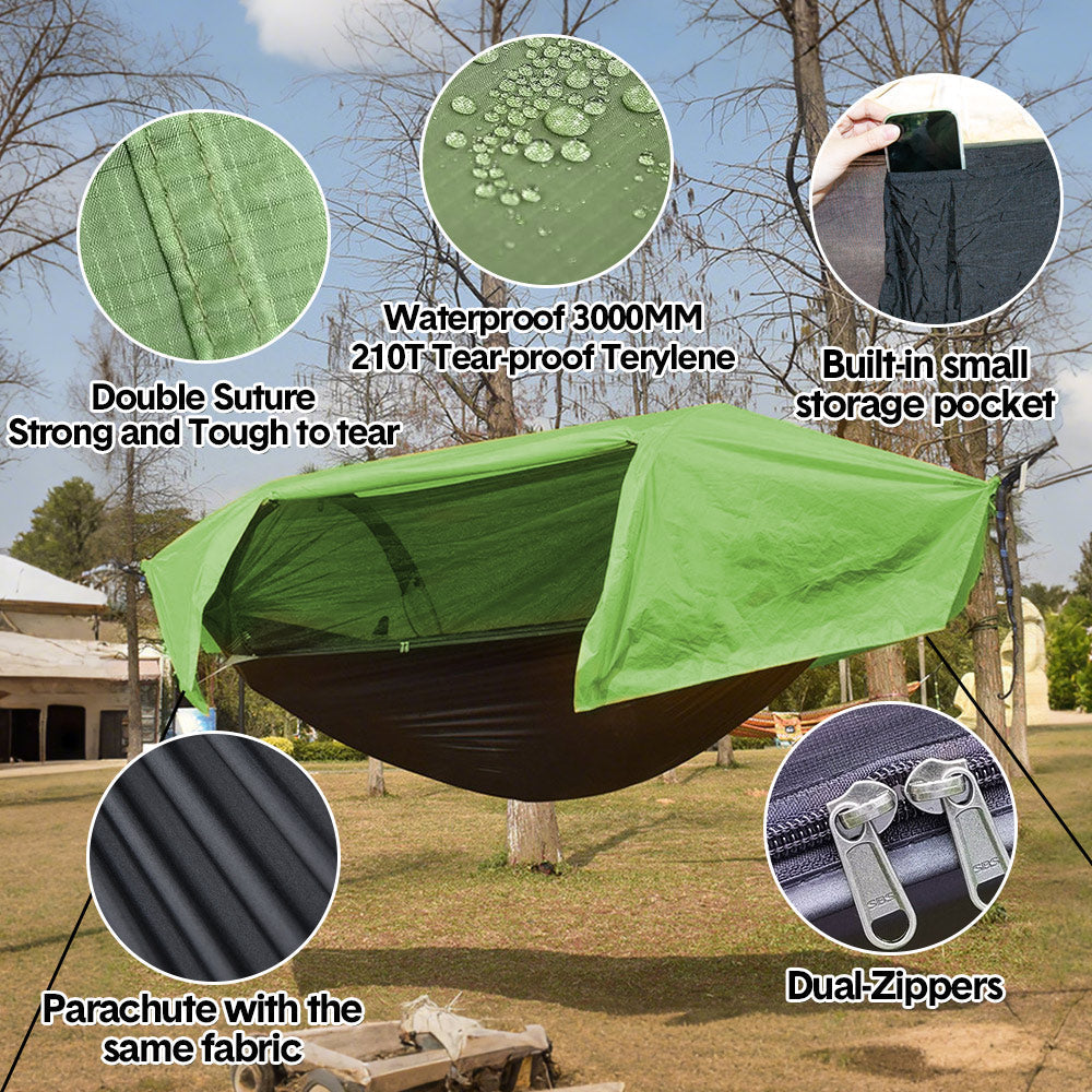 Hammock Tent Outdoor Double Portable Multi-Functional Waterproof Hammock Parachute
