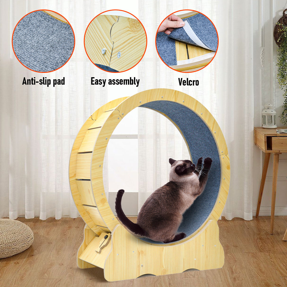 Cat Running Wheel Cat Running Wheel Ultra-Quiet Treadmill Exerciser
