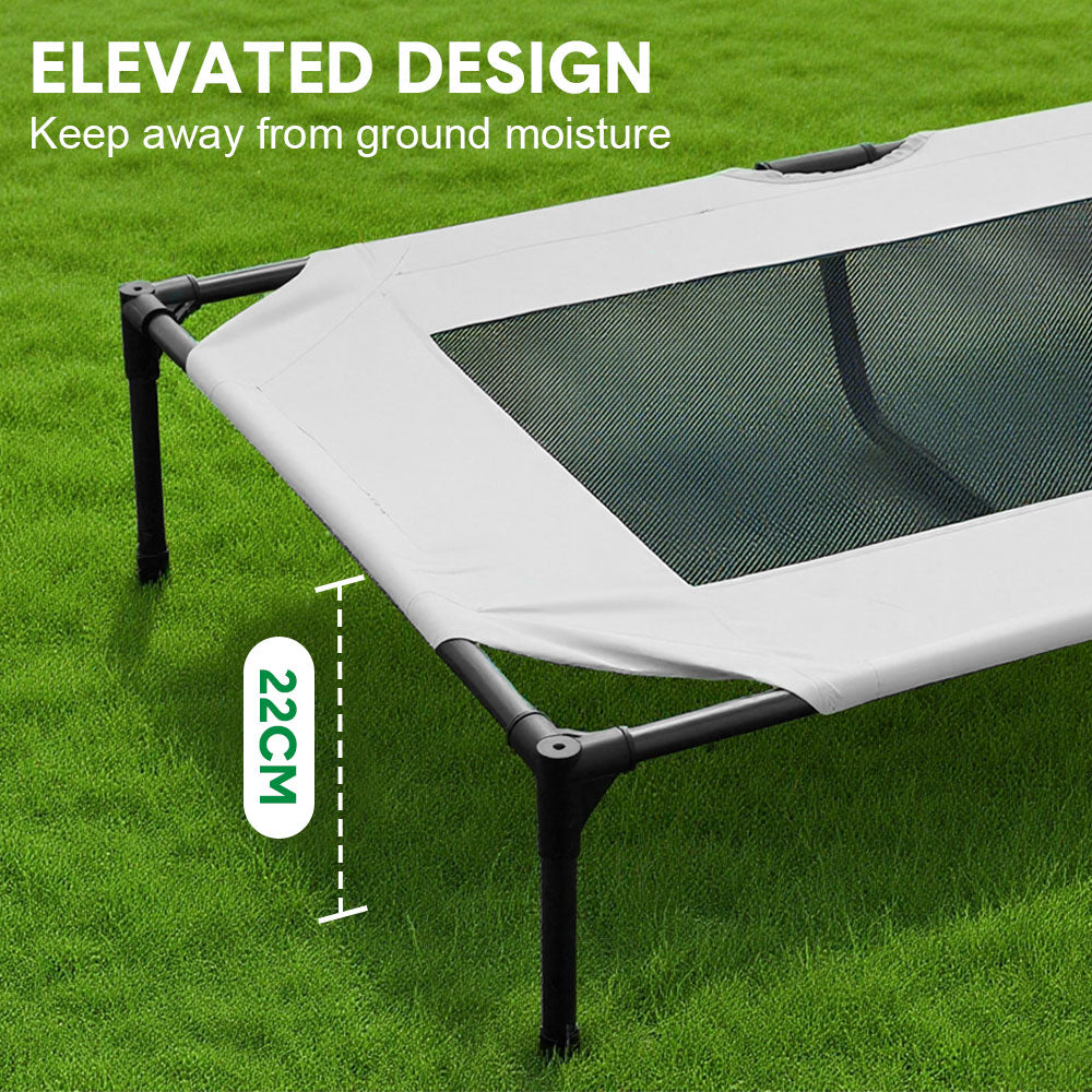 Raised Dog Bed Large Elevated Pet Bed Scratch and Moisture Resistant
