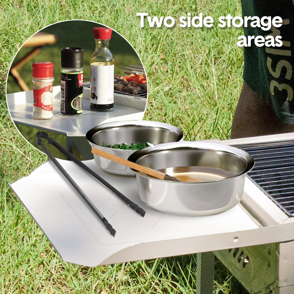 Portable Large Barbecue Charcoal Grill Stove Foldable Kebab Stainless Steel BBQ Grill
