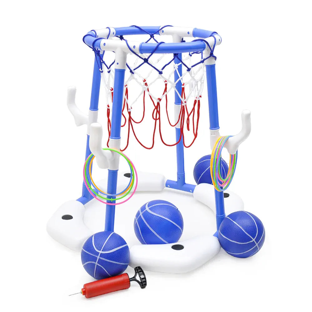 Pool Basketball Hoop Set Floating Swimming Pool Toys Inflatable