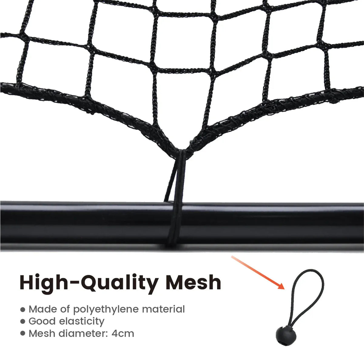 1m Football Rebounder Net Soccer Training Kickback Target Bounce Wall
