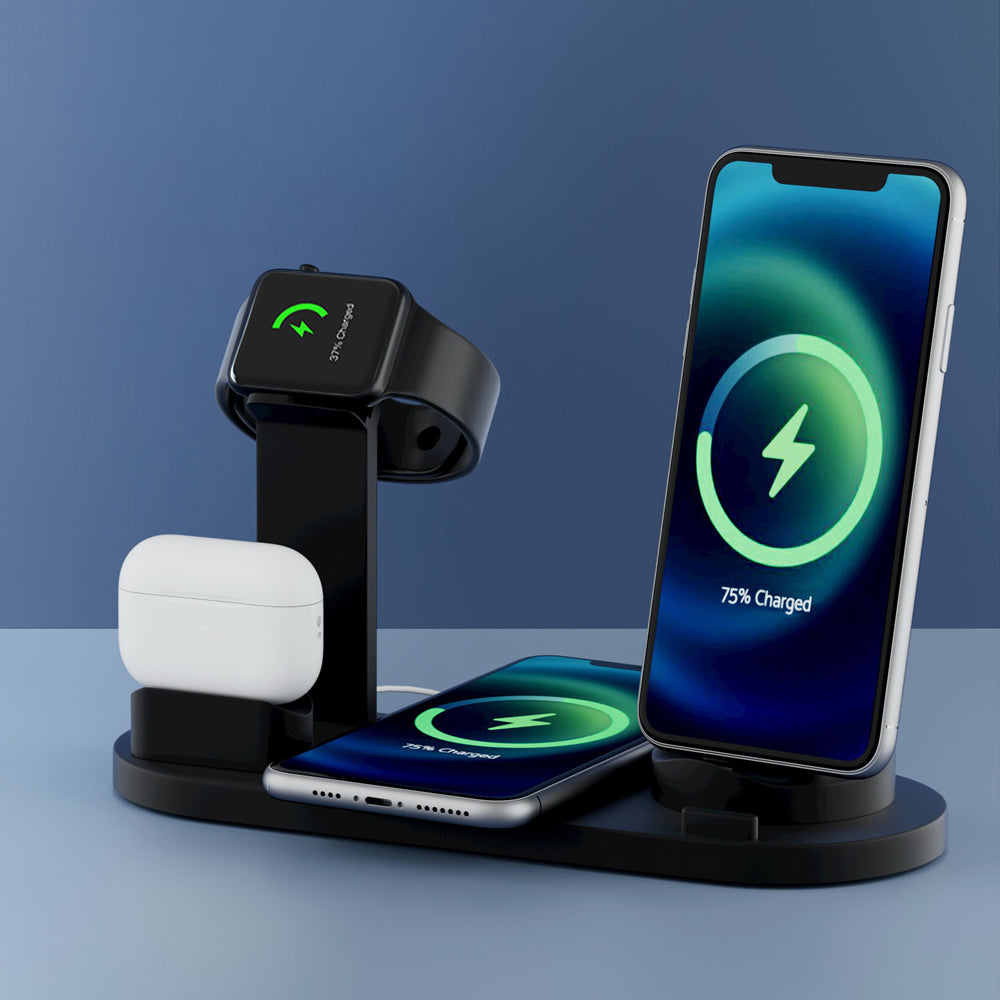 Devanti 4 in 1 Wireless Charger Multi-function Station
