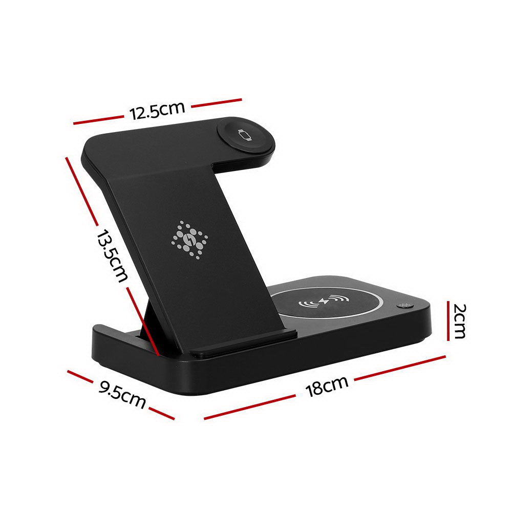 Devanti 4-in-1 Wireless Charger Station Fast Charging
