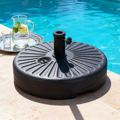 Instahut Round Fillable Umbrella Base, 30 to 48mm