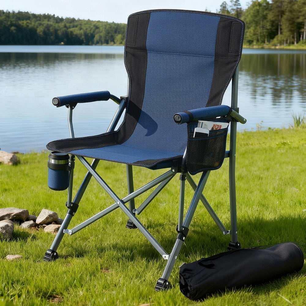 Weisshorn Camping Chair Folding Outdoor Portable Seat Lightweight Beach Picnic Fishing