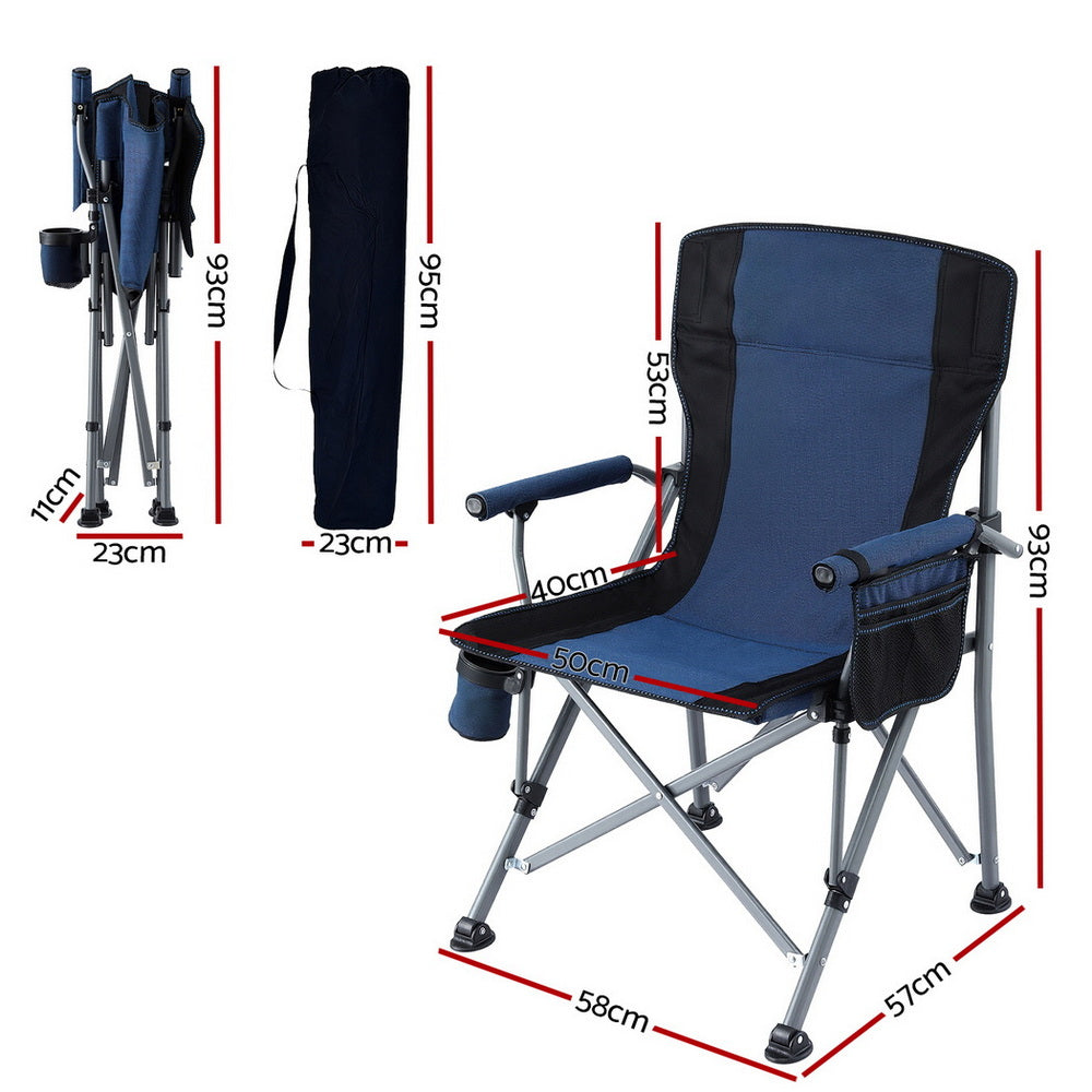 Weisshorn Camping Chair Folding Outdoor Portable Seat Lightweight Beach Picnic Fishing