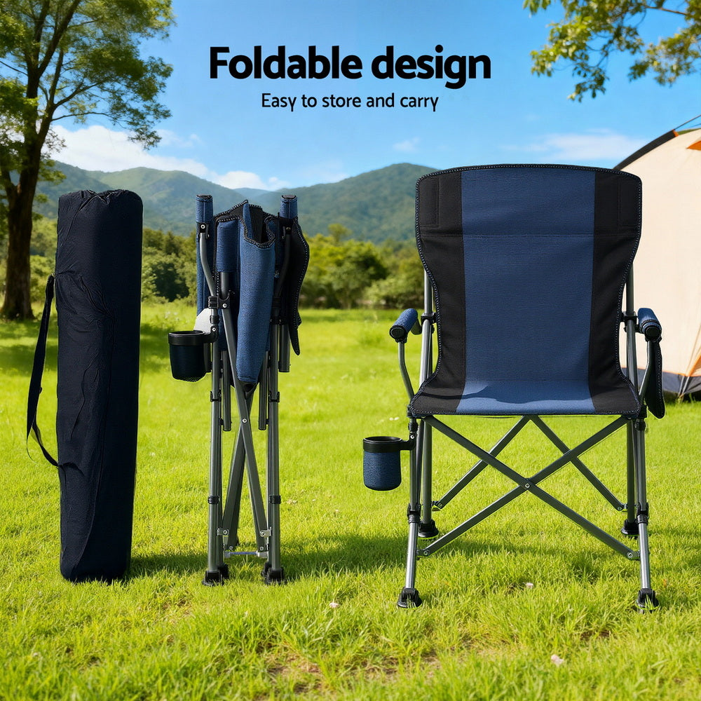 Weisshorn Camping Chair Folding Outdoor Portable Seat Lightweight Beach Picnic Fishing