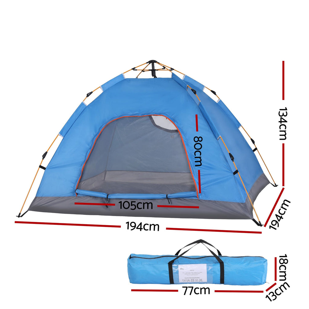 Weisshorn Camping Tent Instant Tent Pop up 2 Person Outdoor Hiking
