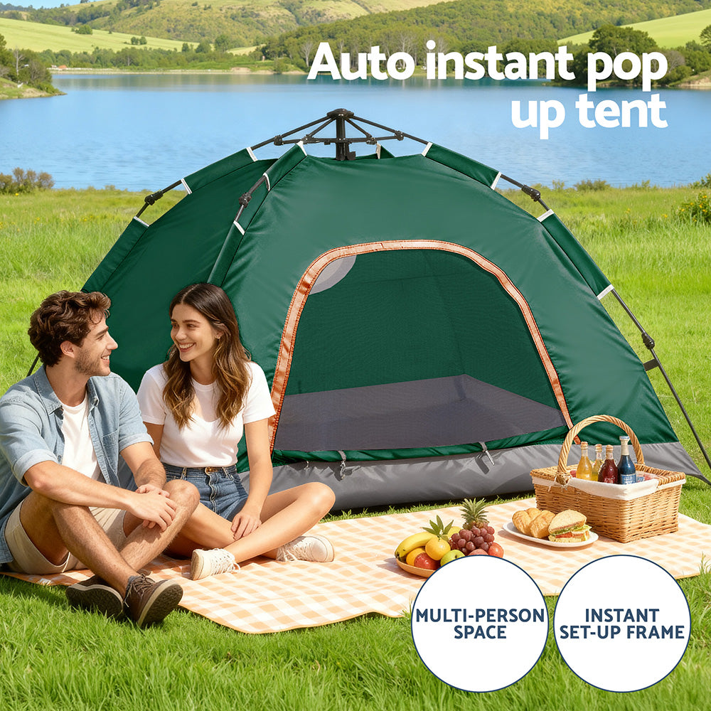 Weisshorn Camping Tent Instant Tent Pop up 2 Person Outdoor Hiking