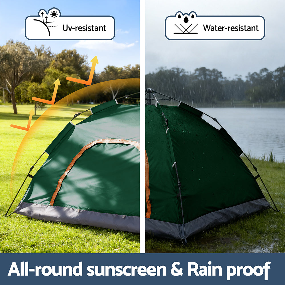 Weisshorn Camping Tent Instant Tent Pop up 2 Person Outdoor Hiking