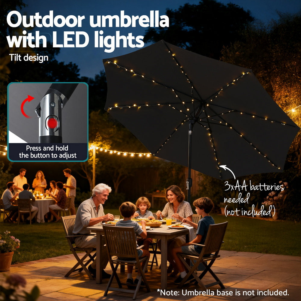 Instahut Outdoor Umbrella 2.9m Market Umbrella