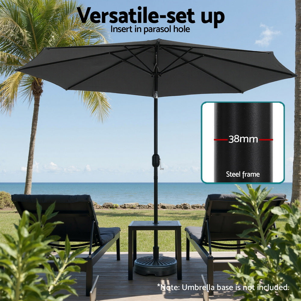 Instahut Outdoor Umbrella 2.9m Market Umbrella