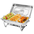 Alston 3LX3 Chafing Dish Set, Premium 410 Stainless Steel Buffet