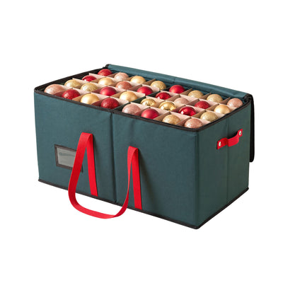 Jingle Jollys Christmas Baubles Storage Box 128 Slots Decor Ornaments