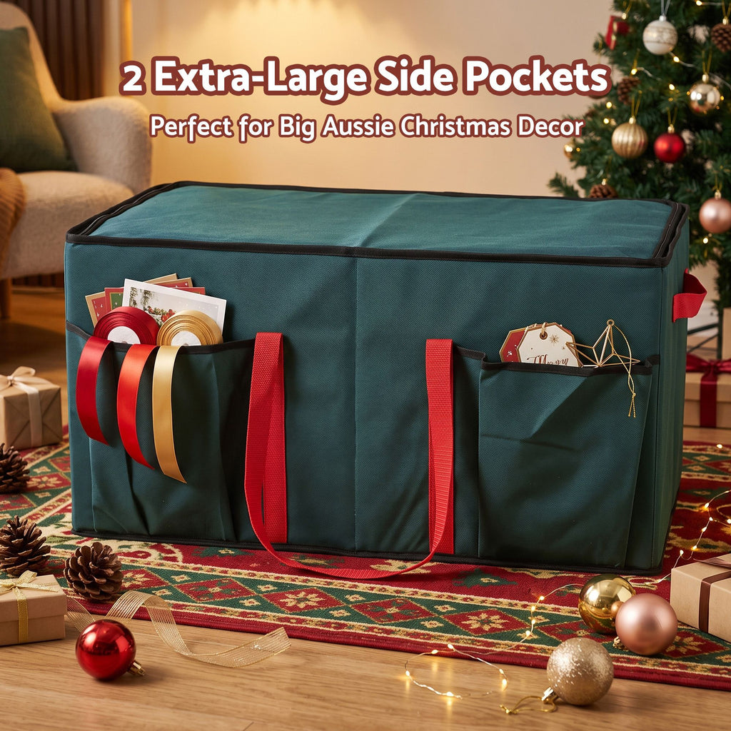Jingle Jollys Christmas Baubles Storage Box 128 Slots Decor Ornaments