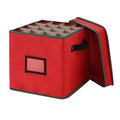 Jingle Jollys Christmas Baubles Storage Box 64 Dividers Xmas