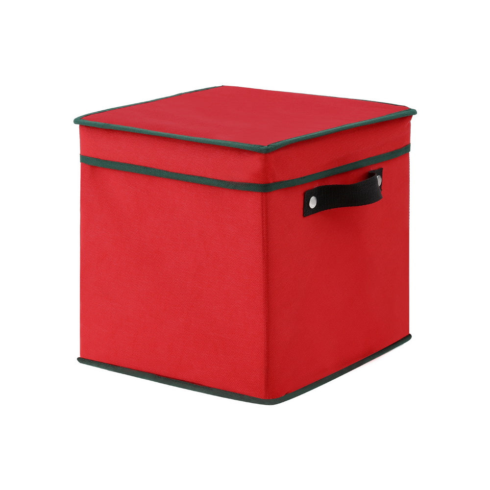 Jingle Jollys Christmas Baubles Storage Box 64 Dividers Xmas