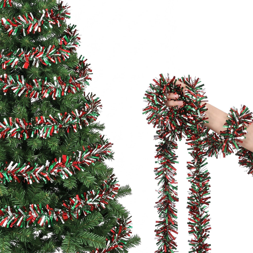 Jingle Jollys 20M Christmas Tinsel Garland Mixed Colors Xmas Party