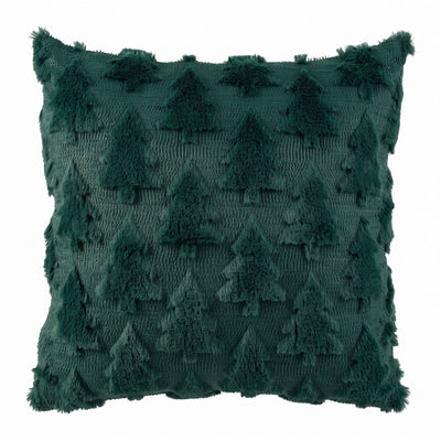 Jingle Jollys Christmas Tree Pillow Covers, 2 Pack, Green
