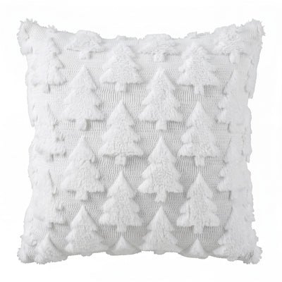 Jingle Jollys Christmas Tree Pillow Covers, 2 Pack, White