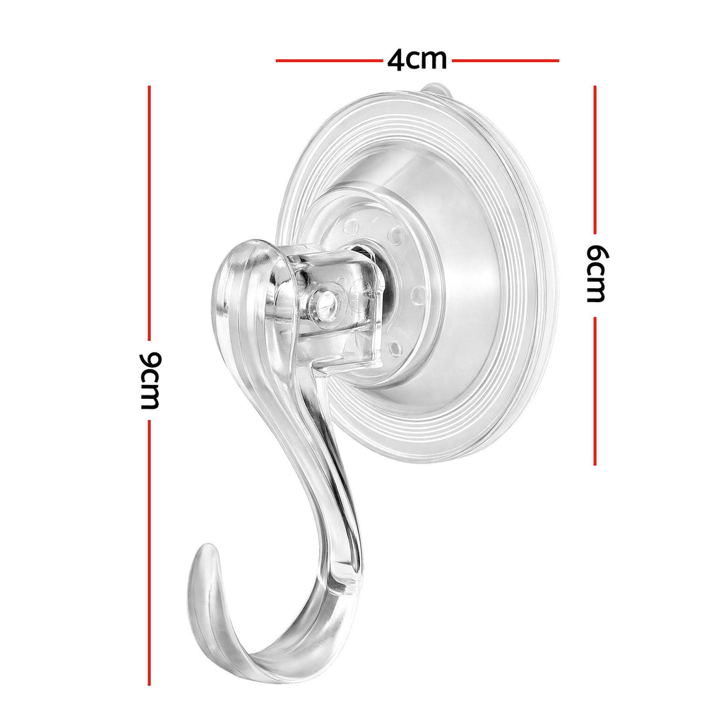 Jingle Jollys 2x Suction Cup Hooks Heavy Duty Christmas Wreath Hanger
