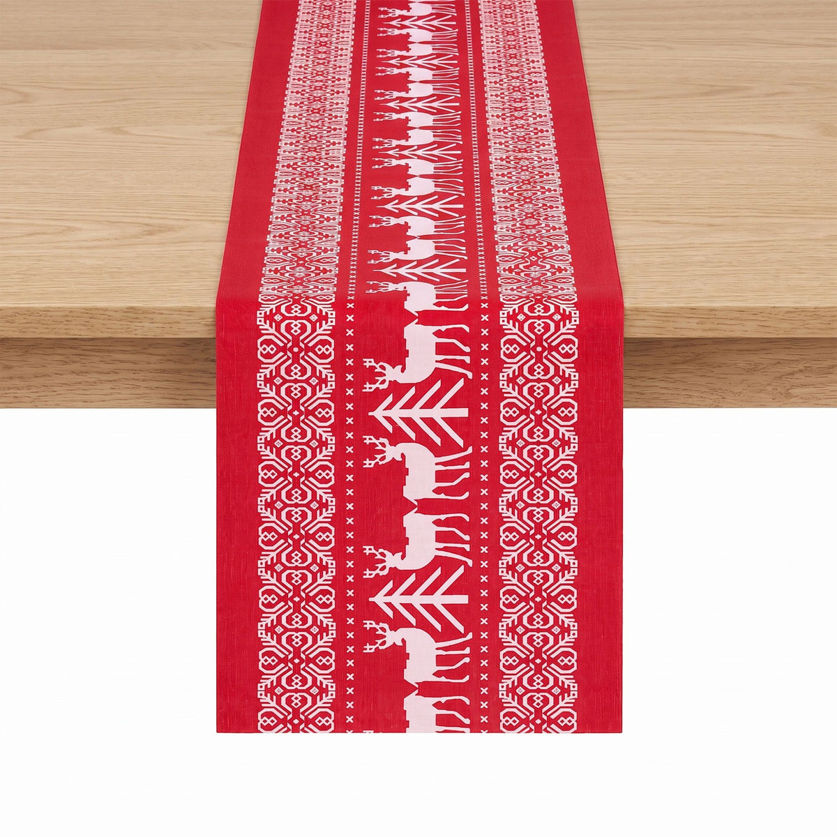 Jingle Jollys Christmas Table Runner Reindeers 270x28CM Dining Party