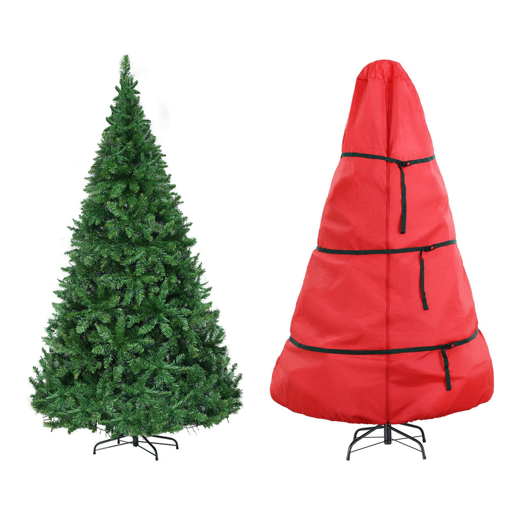 Jingle Jollys 2.4 m Pre-Lit Christmas Tree, 1,488 Warm White LEDs