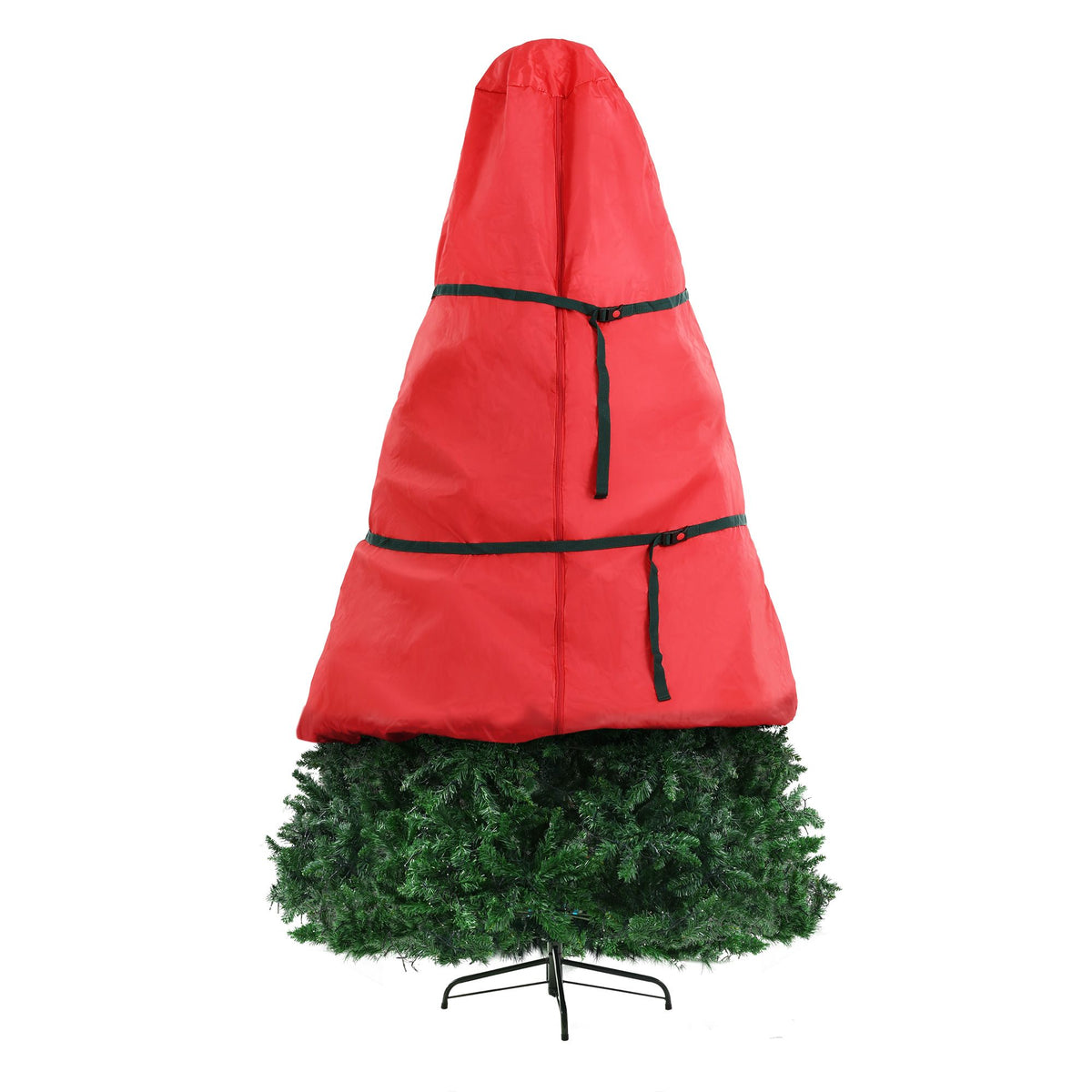Jingle Jollys 2.4 m Pre-Lit Christmas Tree, 1,488 Warm White LEDs, photo 3 of 8