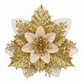 Jingle Jollys 10Pcs Christmas Tree Flower Set Garland Wreath