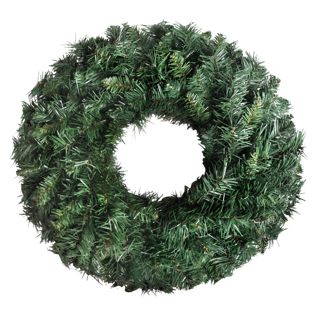 Jingle Jollys Christmas Wreath 60cm Artificial Green Garland Door