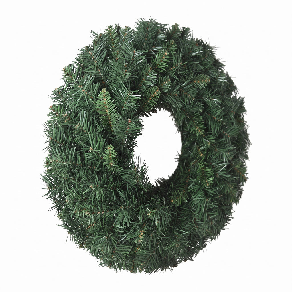 Jingle Jollys Christmas Wreath 60cm Artificial Green Garland Door