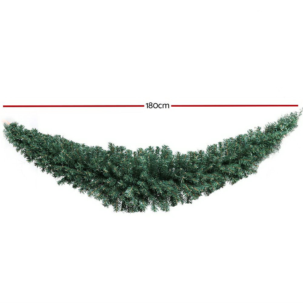 Jingle Jollys Green Christmas Garland, 1.8 m