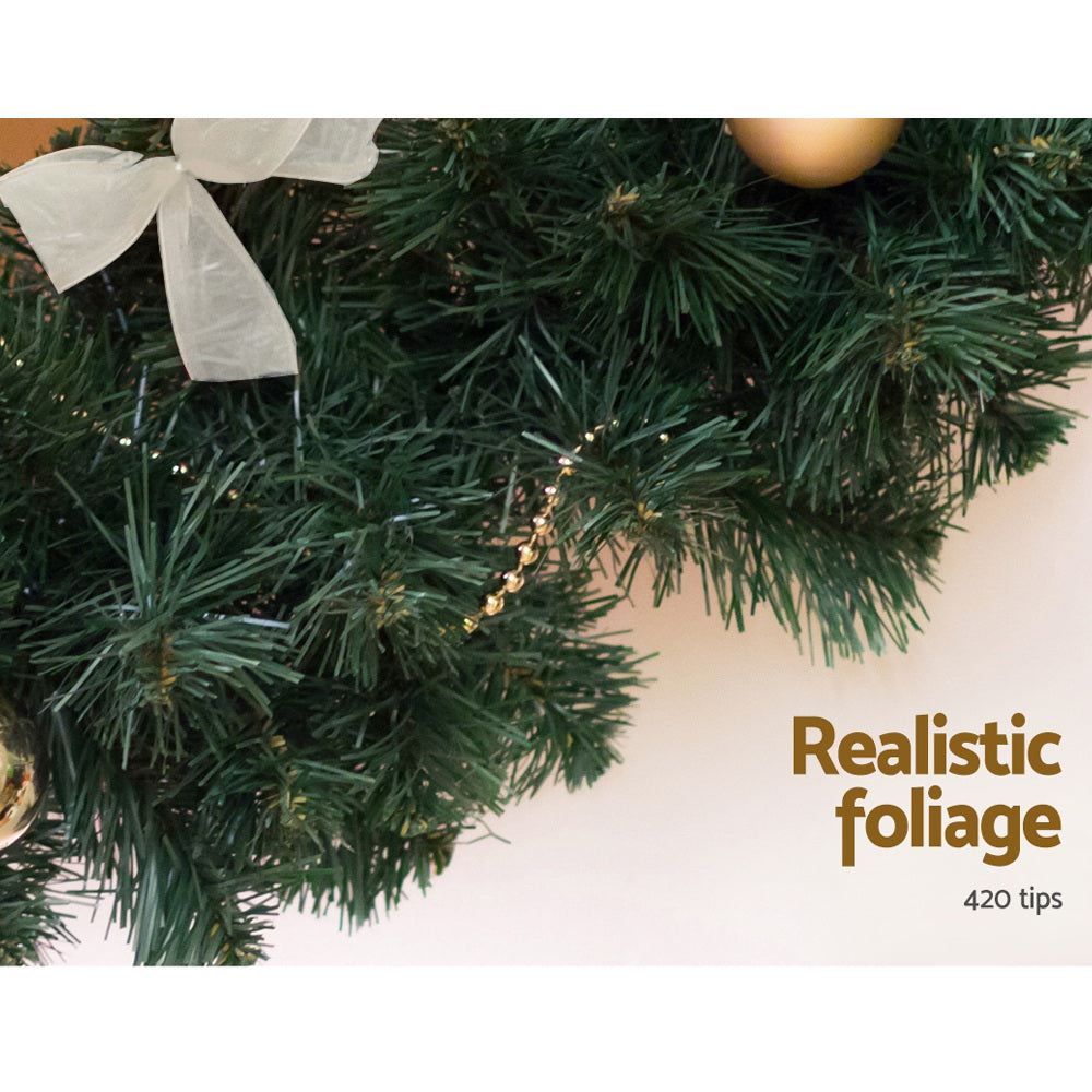 Jingle Jollys Green Christmas Garland, 1.8 m