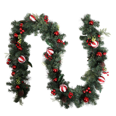 Jingle Jollys 2.7 m Garland with Berries and Pine Cones