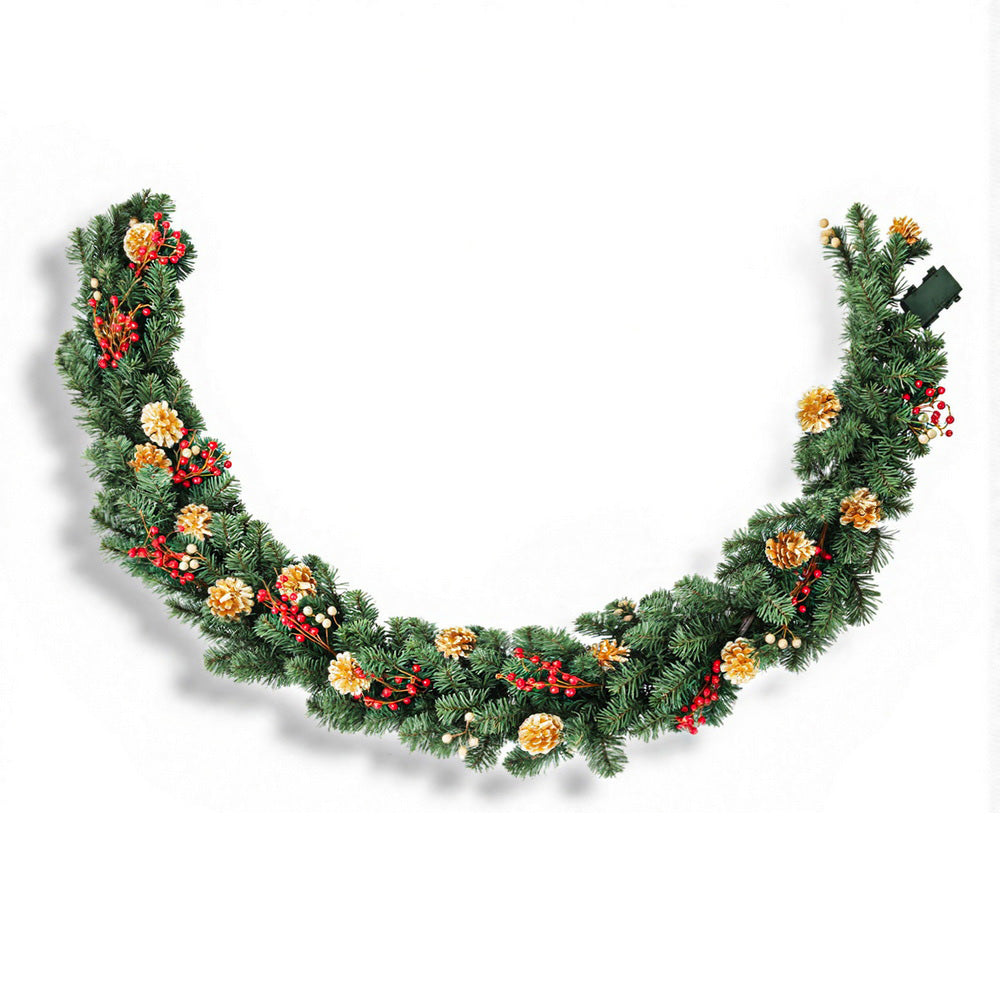 Jingle Jollys 1.8 m Garland with Pine Cones and Berries